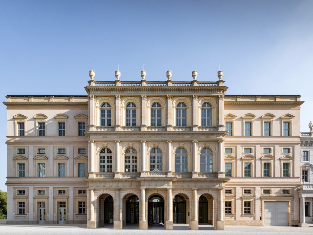 Front view of museum barberini